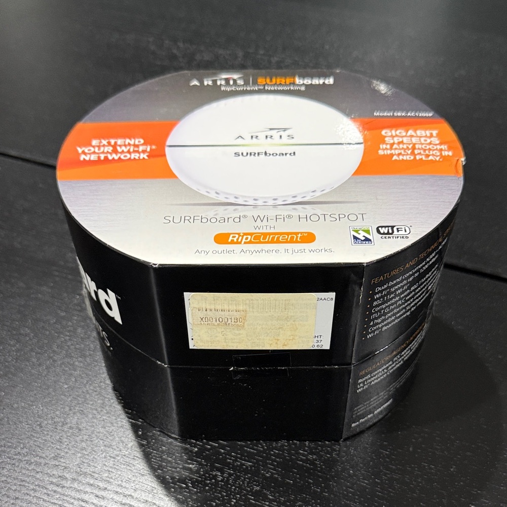 ARRIS SURFboard SBX-AC1200P Wi-Fi Hotspot with RipCurrent technology